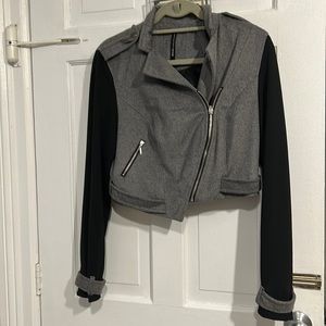 Unique cropped blazer